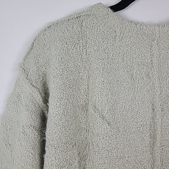 NEW 143 Story by Line Up Fuzzy Wuzzy Pullover Sweater in Frosty Gray Sz 2X - Picture 9 of 9